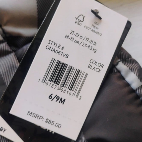 VOLCOM Baby NEW Quilted Puffer Fleece Lined Snowsuit - Picture 12 of 13